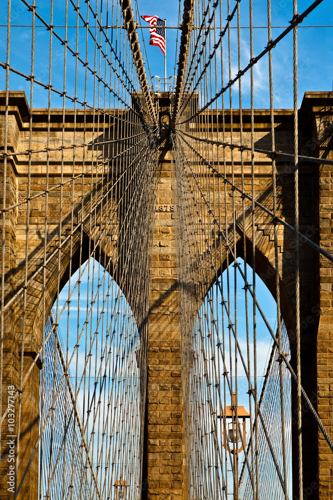 Obraz premium Most Brookliński