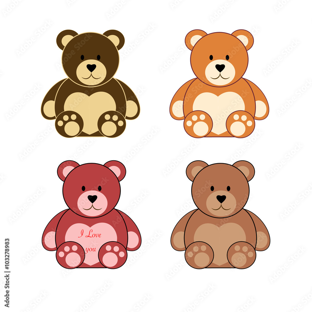 Cute bear Teddy