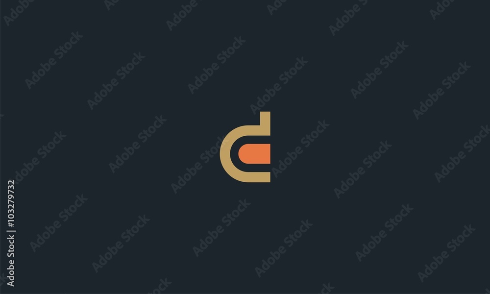 initial dc or cd logo icon design template elements initial dc or cd logo icon design template elements