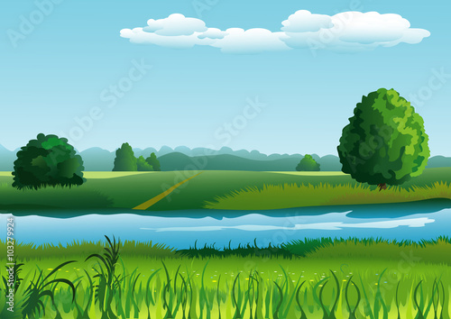 Summer landscape