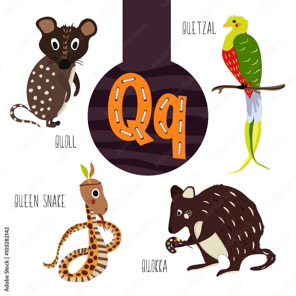 Fun Animal Letters Of The Alphabet For The Development And Learning Of Fun Animal Letters Of The Alphabet For The Development And Learning Of