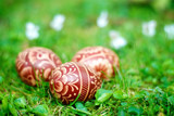 Traditional Polish Easter eggs - drapanki