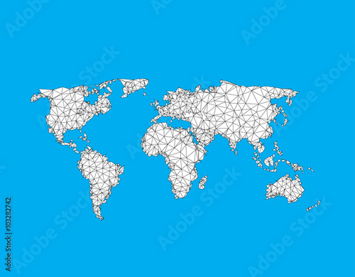 Earth map easy all editable