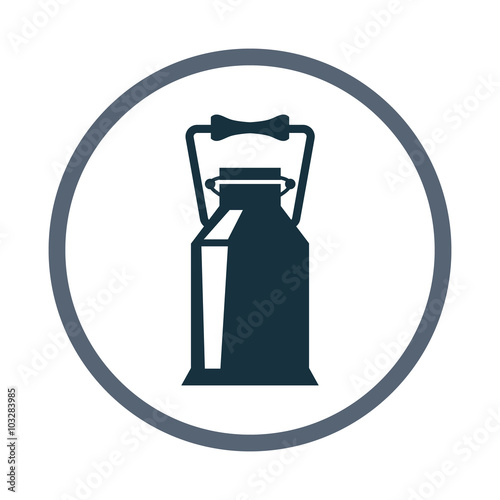 Milk can icon