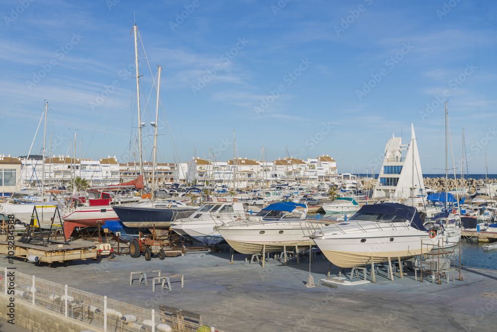 Fototapeta premium Puerto de Alocebre (Castellon, España).