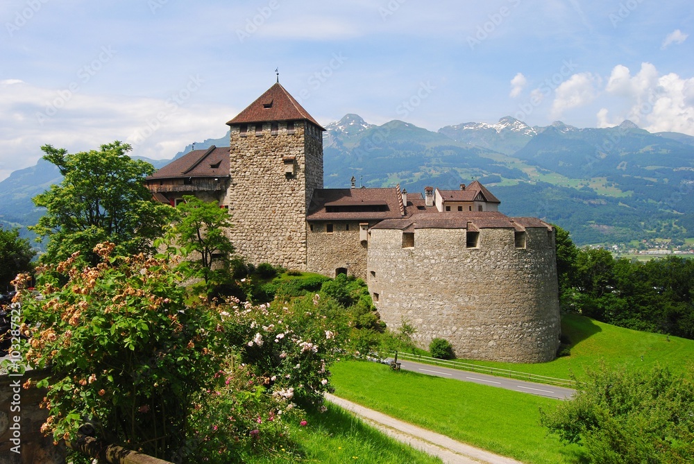 Vaduz castle in Liechtenstein.