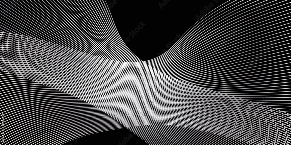 Hi tech black and gray wave background. Digital illustration. For Art,  print, web, wallpaper, Poster, Business card graphic design. Stock Vector |  Adobe Stock