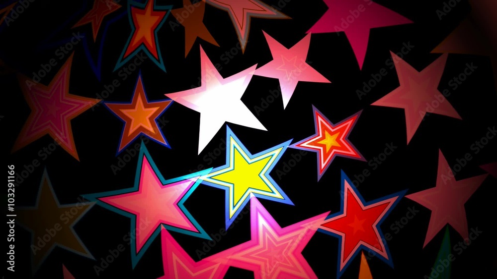 Stars spinning globe Stars spinning globe