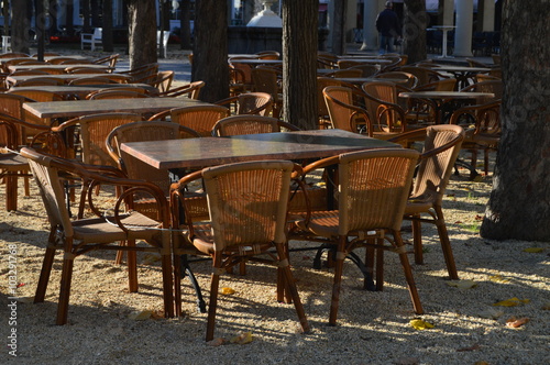 Sitzgruppen im Kurparkcafe Bad Ems © eksfoto