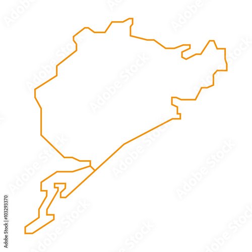 Nürburgring - Nordschleife - Streckenverlauf - Orange