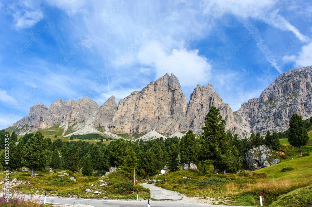 Obraz premium The Great Dolomite Road
