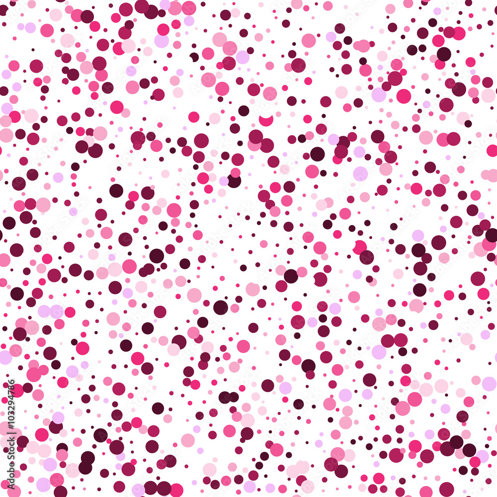 Multicolored dot seamless background