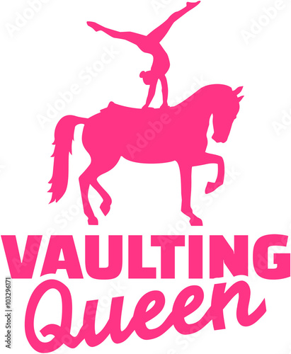 Horse Vaulting queen Voltigieren