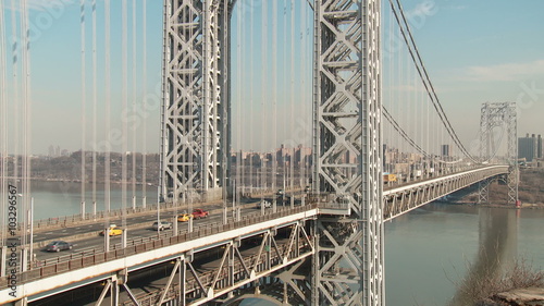 George Washington Bridge Traffic Timelapse 1 photo