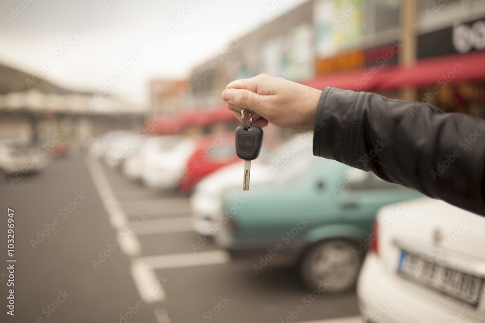 Car Key Selective Focus Car Key Selective Focus