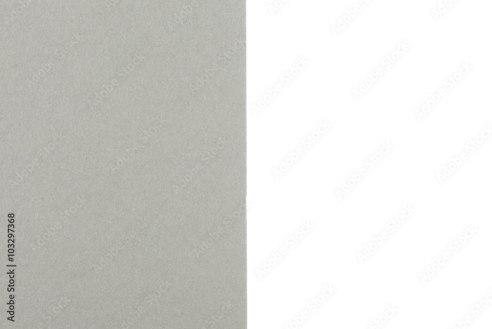 Wire bound or spiral bound sketchbook made from grey board isolated on white background.