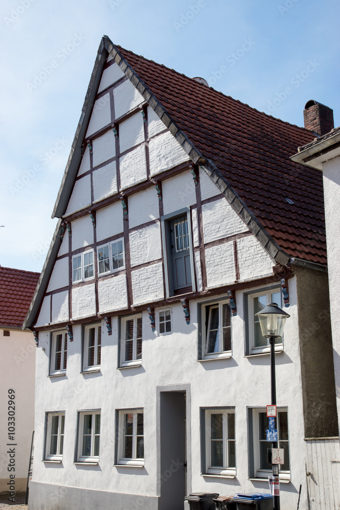 Gebäude an der Krückenmühle in Warendorf, Nordrhein-Westfalen