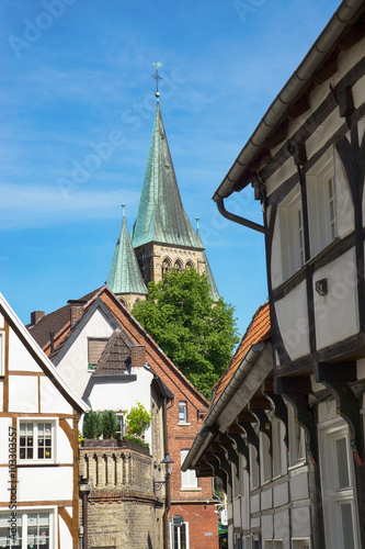 Gebäude an der Pumperie in Warendorf, Nordrhein-Westfalen