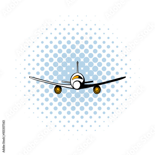 Airplane comics icon