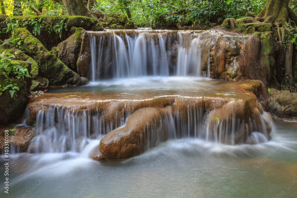 Fototapeta premium Waterfall in the tropical forest