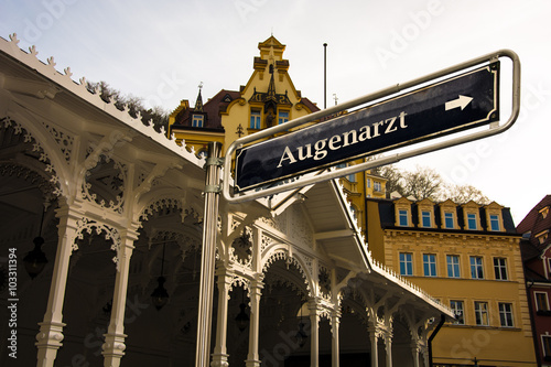 Schild 55 - Augenarzt photo