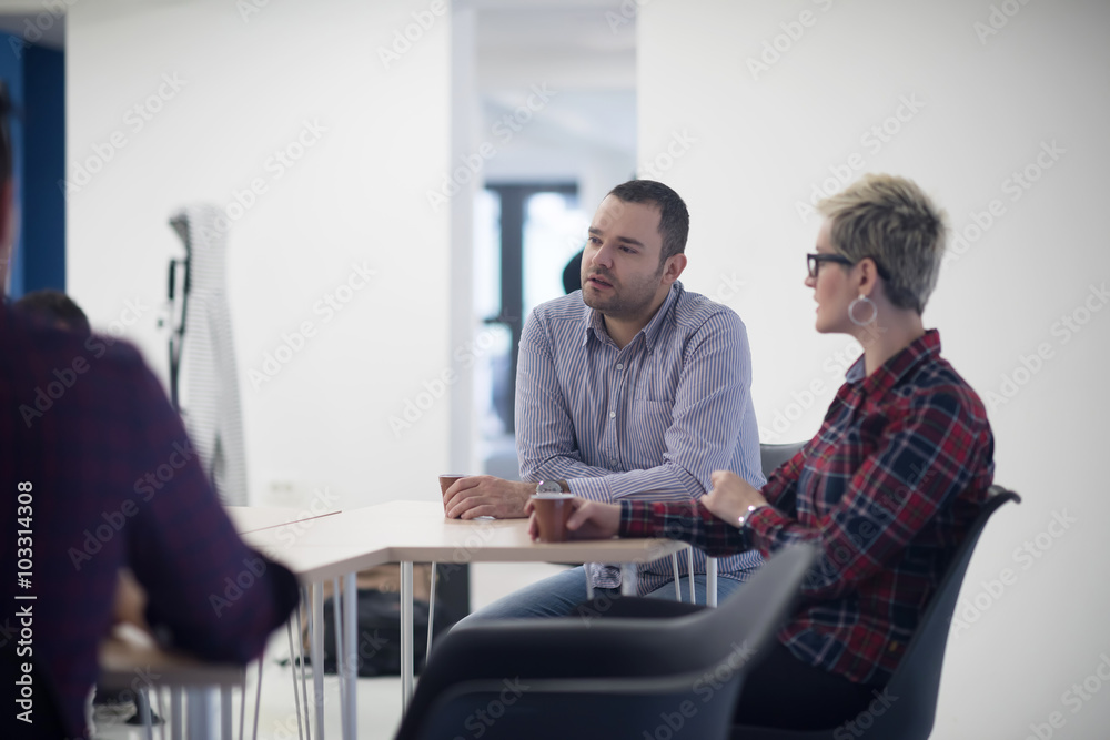 startup business team on meeting startup business team on meeting