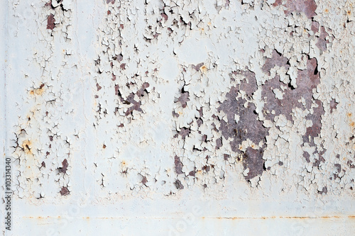 Old painted metal texture with traces of rust.