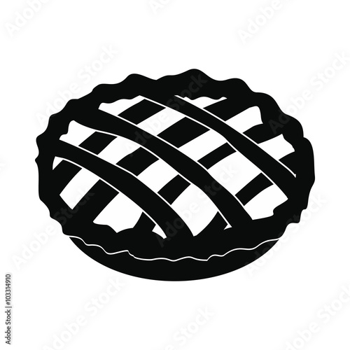 Pie icon black