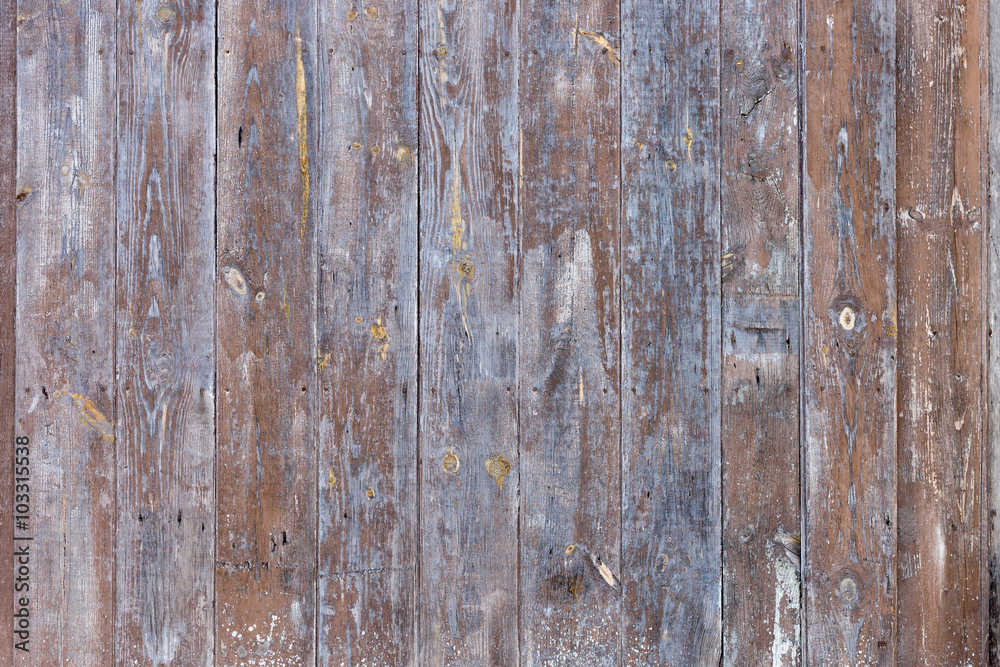 Old painted wood wall - texture or background Old painted wood wall - texture or background