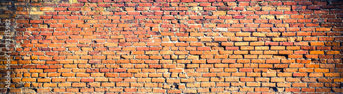 Background of red brick wall pattern texture. High resolution pa