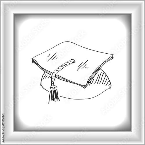 Simple doodle of a mortar