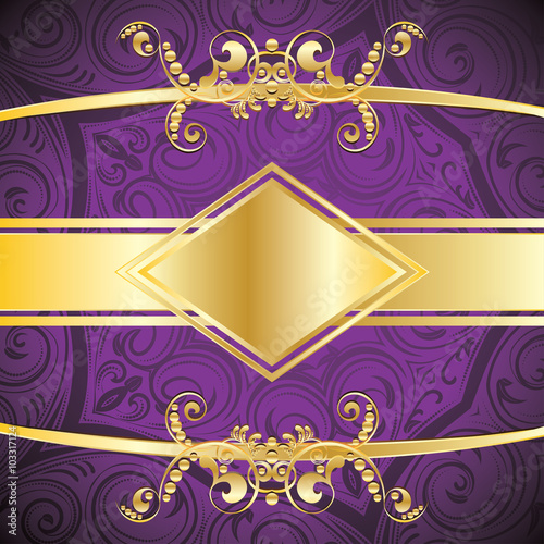 Purple Decorative Background