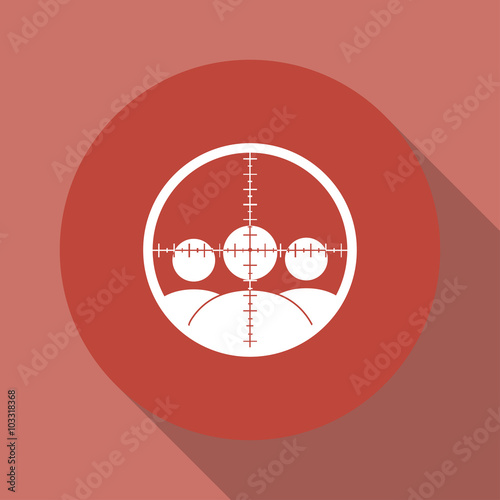 Sight device icon.