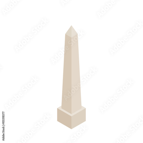 Obraz na płótnie Obelisk in the temple of Karnak icon