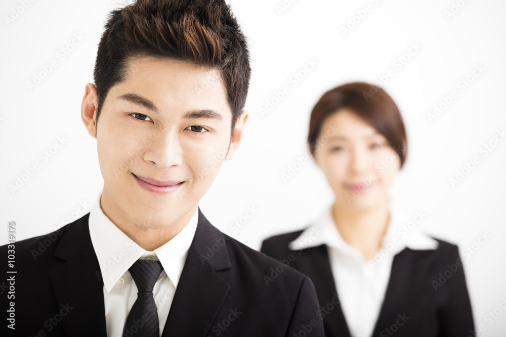 Happy business man with colleagues Happy business man with colleagues
