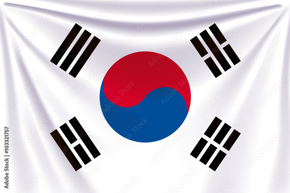 back flag south korea back flag south korea