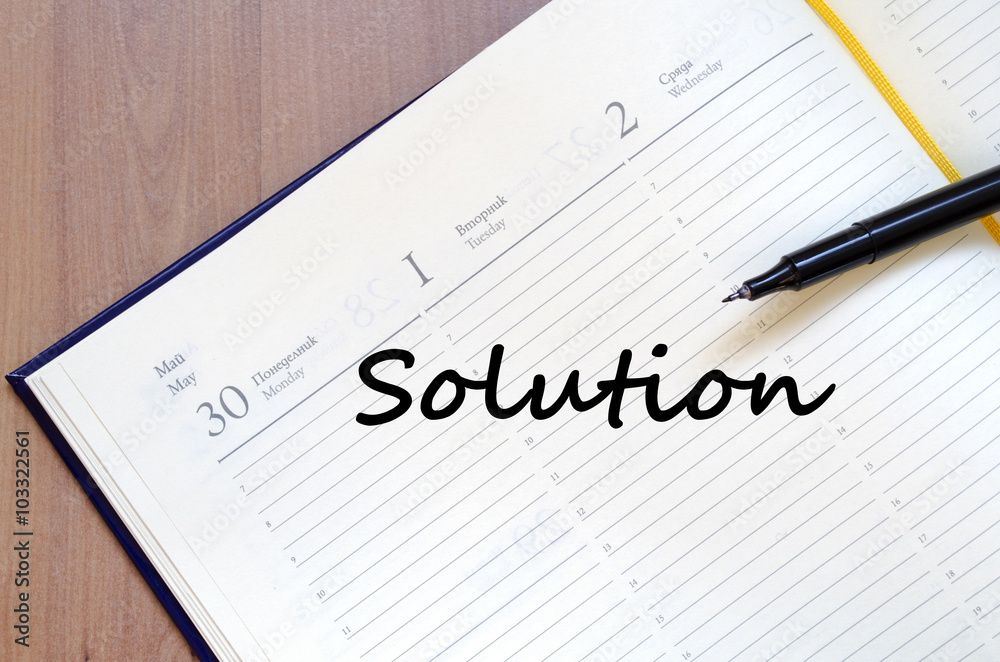Solution write on notebook Solution write on notebook
