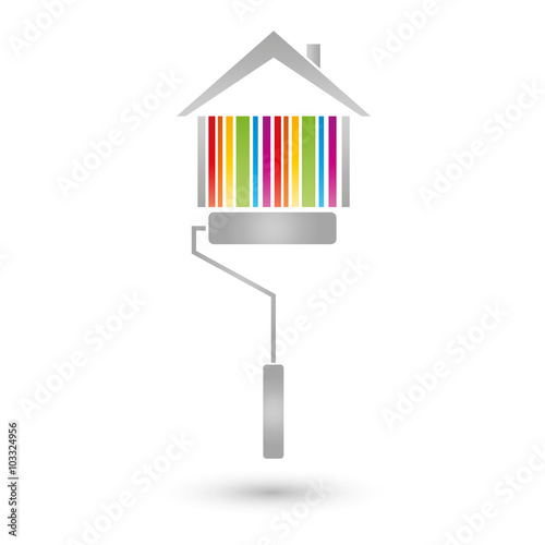 Haus und Maler Rolle, Maler, Logo