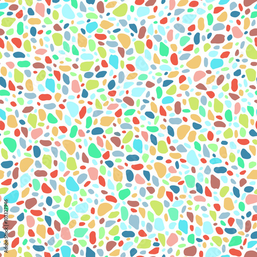 Seamless pattern with  stones