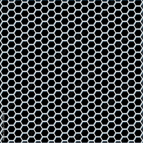 Hexagon honeycomb pattern wire mesh abstract background