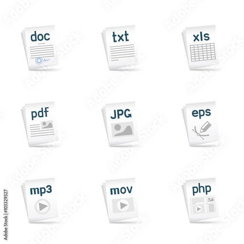 file extension icons