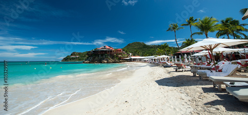 St Barth Island, Caribbean sea