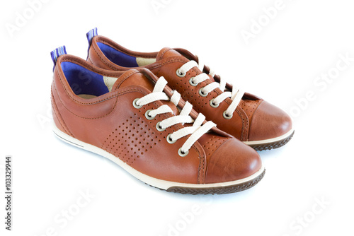 isolated unisex modern style jogging shoes