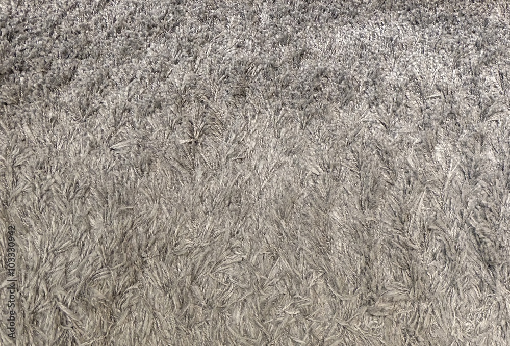 Detail of Gray Fluffy Fabric Texture Background Detail of Gray Fluffy Fabric Texture Background