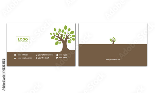 Tree Concept Business Card
