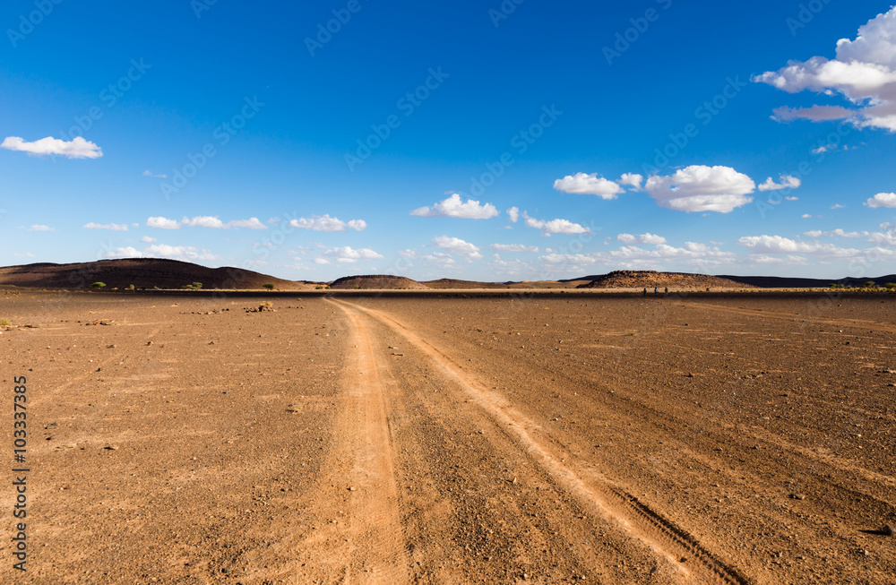 road in the desert 