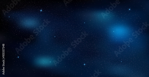 Fototapeta Naklejka Na Ścianę i Meble -  Abstract background is a space with stars nebula