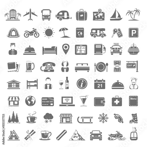 Black Icons - Travel