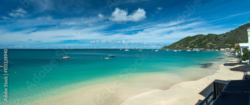 Fototapeta Naklejka Na Ścianę i Meble -  Saint Martin beach, Caribbean sea