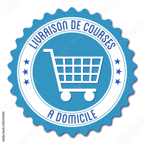 Logo livraison de courses à domicile.